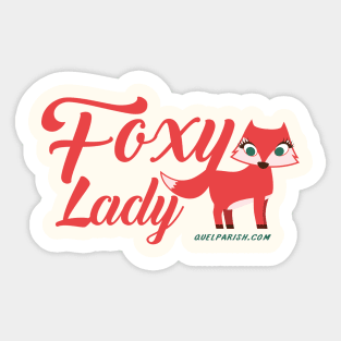 Foxy Lady Sticker